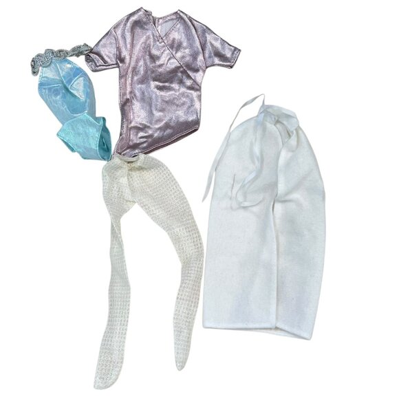 Vintage Barbie-size Doll Clothing Lot With Dresses Tops & Pants Set - Picture 5 of 5